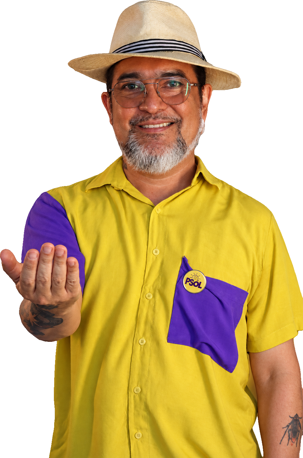 Professor Welton Oda em ambiente natural
